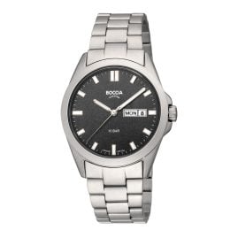 Boccia 3683-02 Quartz Watch for Men Titanium with Sapphire Crystal 10 bar