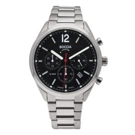 Boccia 3732-01 Herrenuhr Chronograph Titan Anthrazit