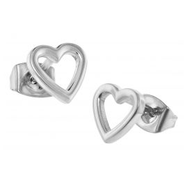 Boccia 05029-01 Titanium Stud Earrings Heart