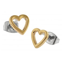 Boccia 05029-02 Titanium Ladies' Stud Earrings Heart