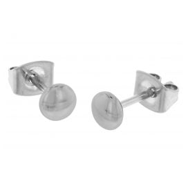 Boccia 05013-01 Titanium Stud Earrings round