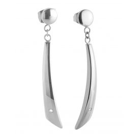 Boccia 05049-02 Women's Drop Earrings Titanium with Diamonds