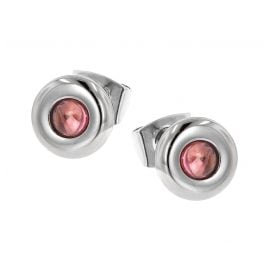 Boccia 05053-03 Women's Stud Earrings Titanium with Pink Tourmaline