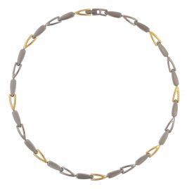 Boccia 08039-02 Titan Damen-Halskette Bicolor gold