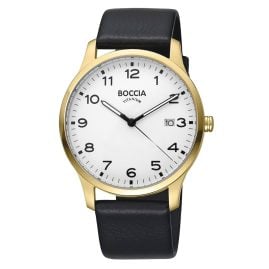 Boccia 3620-08 Men's Watch Titanium Gold-Plated