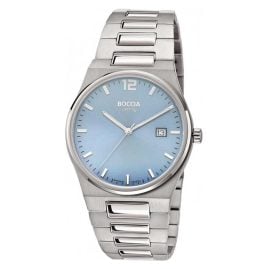 Boccia 3661-01 Titanium Watch for Men Light Blue