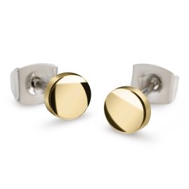 Boccia 05064-02 Ladies' Stud Earrings Titanium Gold Tone