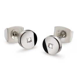 Boccia 05064-03 Women's Stud Earrings Titanium with Diamond