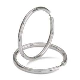 Boccia 05070-01 Women's Hoop Earrings Titanium 38 mm