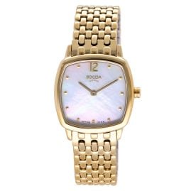 Boccia 3353-02 Women's Watch Titanium Gold Tone with Sapphire Crystal