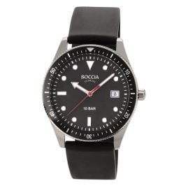Boccia 3664-01 Men's Watch Black 10 Bar Water Resistant