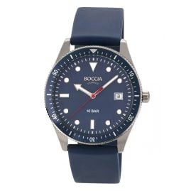 Boccia 3664-02 Men's Watch Blue 10 Bar Water Resistant