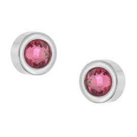 Boccia 05080-02 Kinder-Ohrstecker Titan Ohrringe Pink