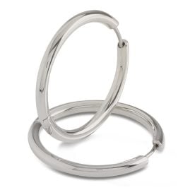 Boccia 05073-01 Women's Hoop Earrings Titanium 31 mm