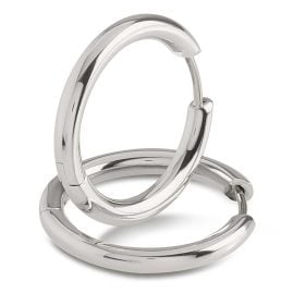 Boccia 05072-01 Women's Hoop Earrings Titanium 23 mm