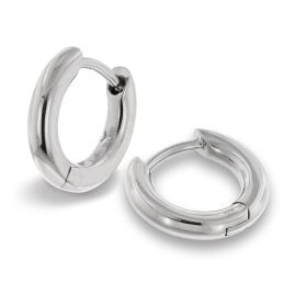 Boccia 05085-01 Women's Hoop Earrings Titanium