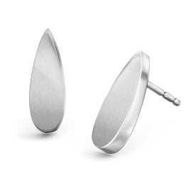 Boccia 05071-05 Women's Stud Earrings Titanium Matted