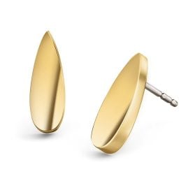 Boccia 05071-02 Ladies' Stud Earrings Titanium Gold-Coloured