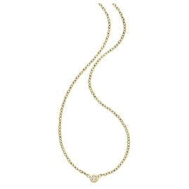 Boccia 08069-02 Ladies' Necklace Titanium with Diamond Gold Tone