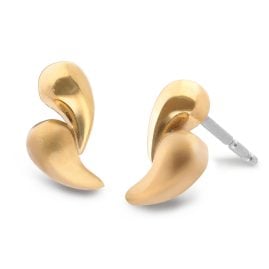Boccia 05082-03 Ladies' Earrings Titanium Drops Gold Tone