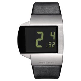 Junghans 26/4102.00 Herren-Funkuhr Mega Futura Schwarz/Stahl Limitierte Auflage