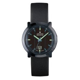 Junghans 18/1111.00 Funk-Solar Herrenuhr Stratos Keramik Schwarz LE