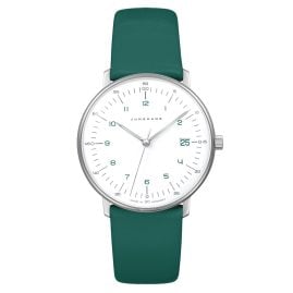 Junghans 47/4557.02 max bill Damen-Armbanduhr Quarz Grün