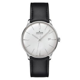 Junghans 59/4603.02 Meister Mega Solar Herrenuhr Schwarz/Weiß