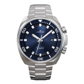 Junghans 27/4660.44 Herrenuhr Automatik 50 bar Aquaris Blue 2 Bänder