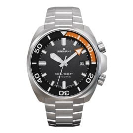 Junghans 27/4668.44 Herren Taucher-Automatikuhr 50 bar Aquaris Diver Schwarz
