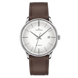 Junghans 027/4050.00 Automatik Herrenuhr Meister Lederband Braun