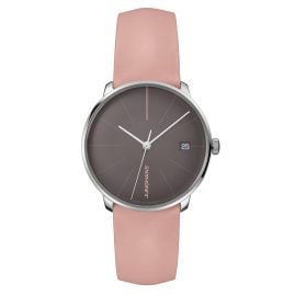 Junghans 027/4231.00 Meister Fein Women's Watch Small Automatic Rose/Grey