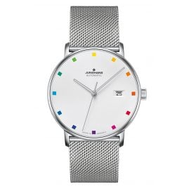 Junghans 027/4937.44 Automatik-Uhr Form A 100 Jahre Bauhaus Junghans 027/4937.44 Automatik-Uhr Form A 100 Jahre Bauhaus