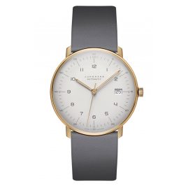 Junghans 027/7806.02 max bill Automatic Men's Watch Gold Tone/Grey