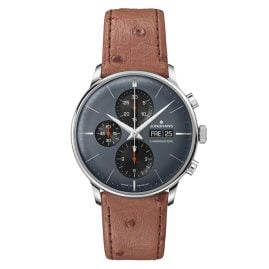 Junghans 027/4224.02 Meister Chronoscope Men's Watch Automatic Brown/Blue