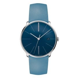 Junghans 027/4356.00 Ladies' Watch Meister Fein Automatic with Diamonds Blue