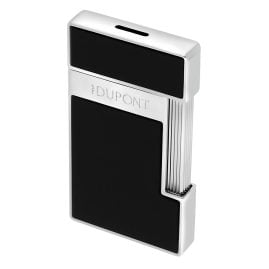 S.T. Dupont 028221 Lighter Slimmy Black/Chrome