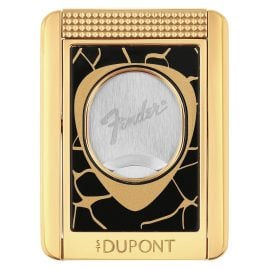 S.T. Dupont 003445 Cigar Cutter and Bank Fender Black/Gold Toned