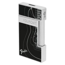 S.T. Dupont 028025 Feuerzeug Slimmy Fender Schwarz/Chrom