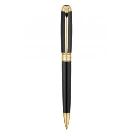 S.T. Dupont 415101M Ballpoint Pen Line D Black/Gold Tone