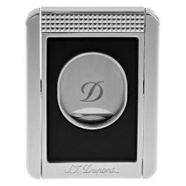 S.T. Dupont 003415 Cigar Cutter and Bank Maxijet Chrome/Black