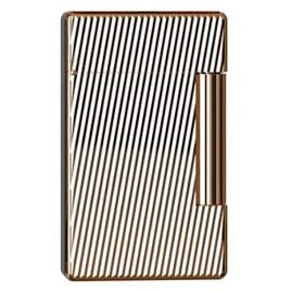 S.T. Dupont 020831 Lighter Initial Gold Tone Rills