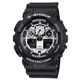 Casio GA-100BW-1AER G-Shock Mens Wrist Watch