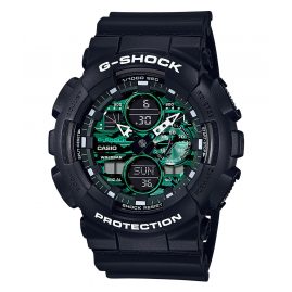 Casio GA-140MG-1AER G-Shock Classic Herrenuhr Schwarz/Grün