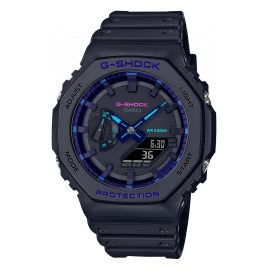 Casio GA-2100VB-1AER G-Shock Classic Ana-Digi Men's Watch Black / Blue