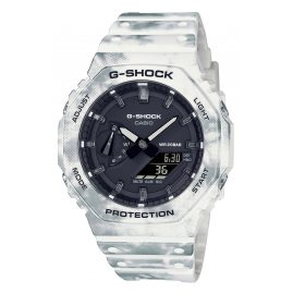 Casio GAE-2100GC-7AER G-Shock Classic AnaDigi Men's Watch Set White/Green