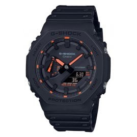 Casio GA-2100-1A4ER G-Shock Classic AnaDigi Men's Watch Black/Orange