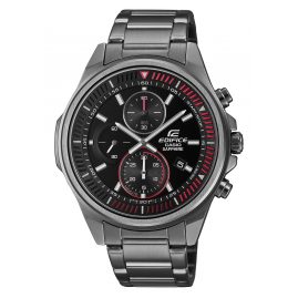 Casio EFR-S572DC-1AVUEF Edifice Herrenuhr Chronograph Grau/Rot