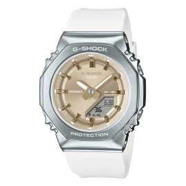 Casio GM-S2110-7A9ER G-Shock Classic Damenuhr Weiß/Goldfarben