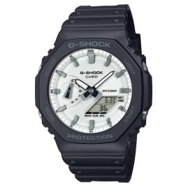 Casio GA-2100WD-1AER G-Shock Classic Ana-Digi Watch Black/White